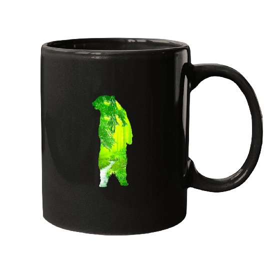 Bear Pet Preserve Protect vintages National Park Bear Forest Mugs