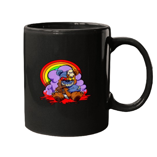 Bear Pet Gothic Pastel Teddy Bear Mugs