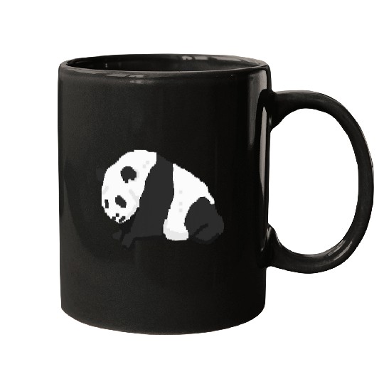Panda Pet 8 bit Pixel Gamer Mugs