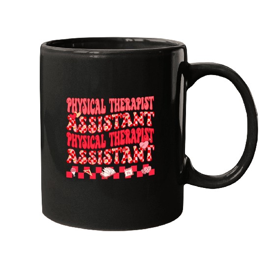 Physical Therapist Valentines Day Women Physical Therapy Mugs