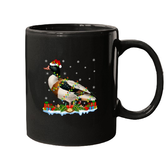 Duck Pet Bird Lover Family Matching Santa Hat Christmas 12 Mugs