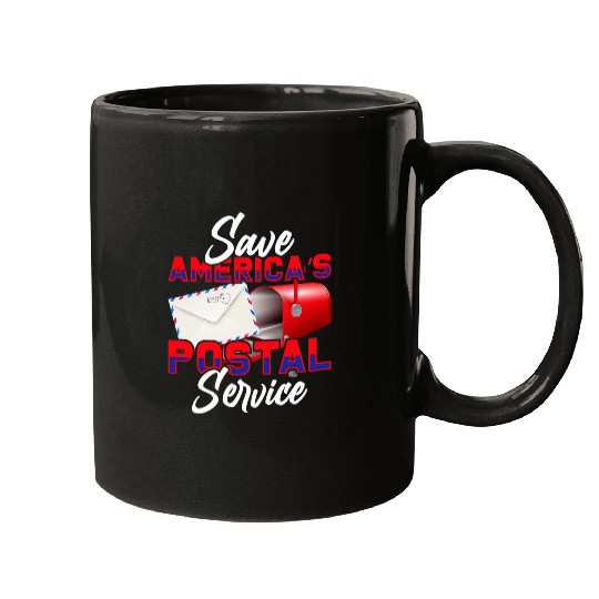 Save Americas Postal Service Postal Office Postal Worker Mugs