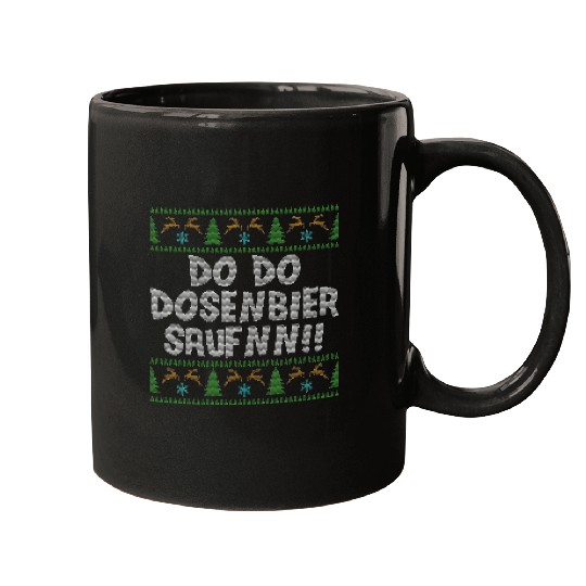 Beer Fun Do Do Canned Beer Saufenn Drinking Christmas Holidays Humour Mugs
