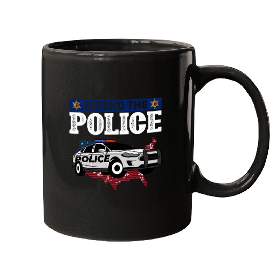 Defend The Police for a Police Officer 1 Mugs