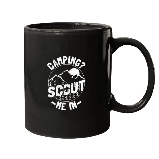 Scout Job Me In Scouting Lover Camper Scout Mugs