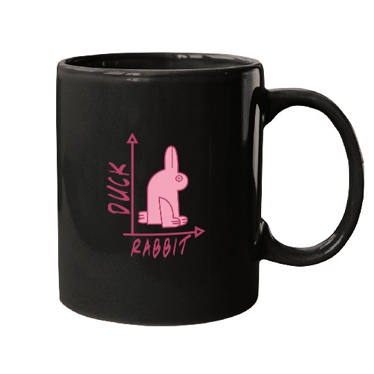 Duck Pet Funny Science Nerd Duck Rabbit Physics Math Geek Gifts Mugs