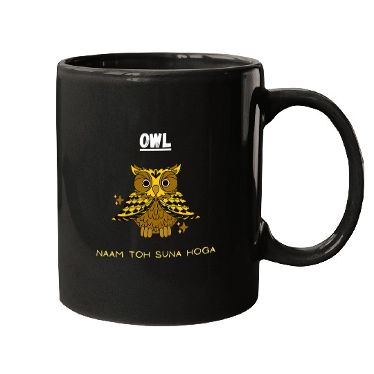 Owl Pet Indian desi humour Hindi Owl Naam toh suna hoga Mugs