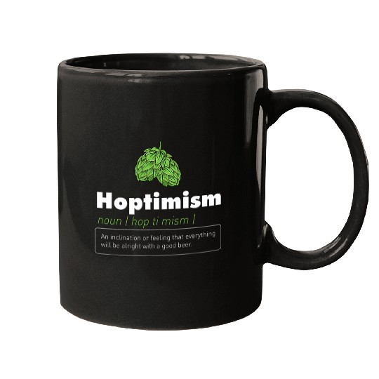 Beer Fun Hoptimism Beer Drinker Definition Craft Beer homes Brewing Mugs