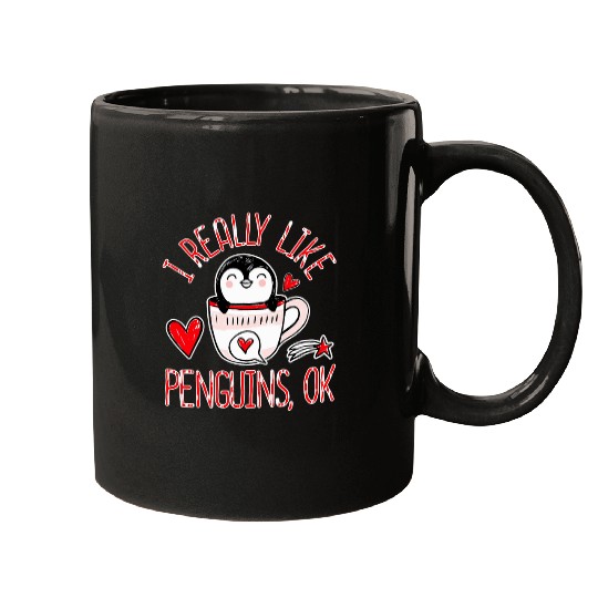 Penguin Pet I really like penguins Ok Mugs