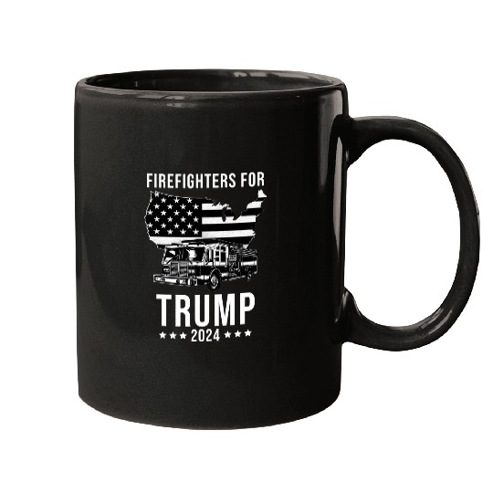 Firefighter Job For Trump 2024 President Republican Firefighter 01 Mugs