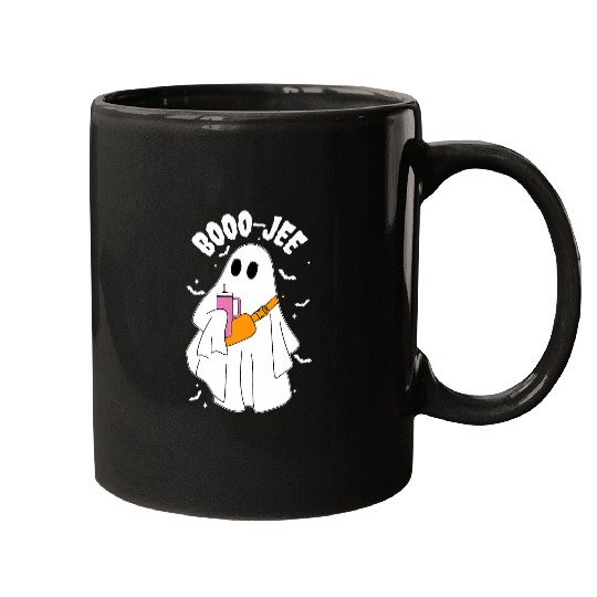 Coffee Fun Boo Jee Funny Halloween ghosts Coffee and Purse Mugs