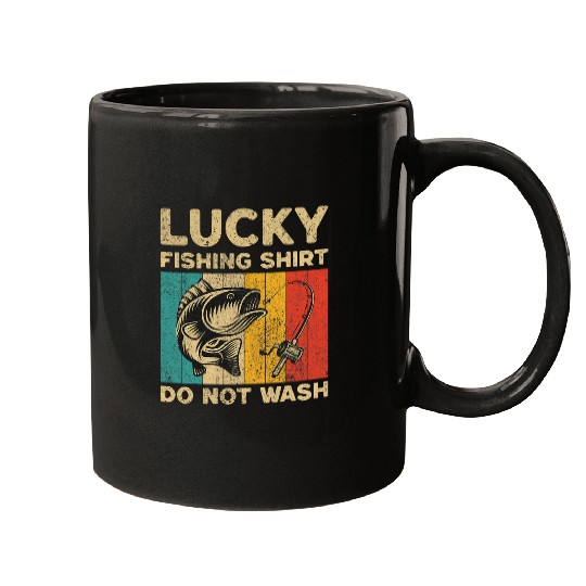 Funny vintages Fishing Jokes Mens Womens Fisherman Bass Fish 5 Mugs