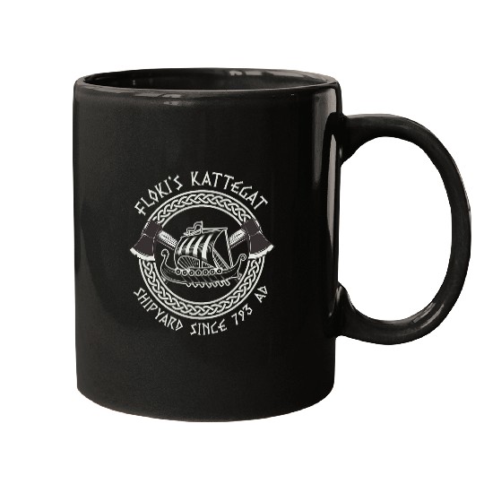 Floki Shipyard Kattegat Viking Ship Norse Viking Gift Mugs