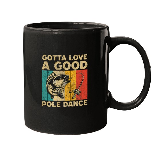 Funny vintages Fishing Jokes Mens Womens Fisherman Bass Fish 1 Mugs