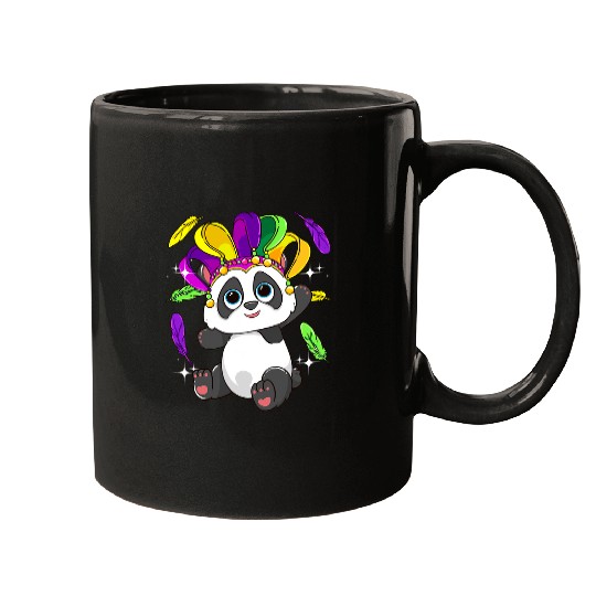 Panda Pet Mardi Gras Panda Lover New Orleans Louisiana Animal Cute Mugs