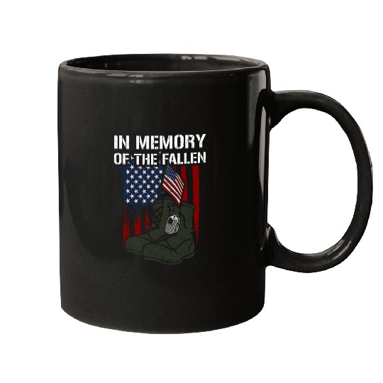 Patriotism In Memory of the Fallen Memorial Day Mugs