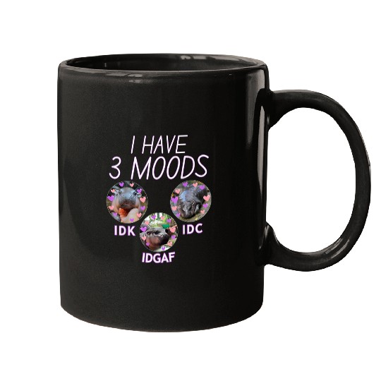 Hippo Pet moo deng baby pygmy hippo moods meme idc idk idgaf zoo Mugs