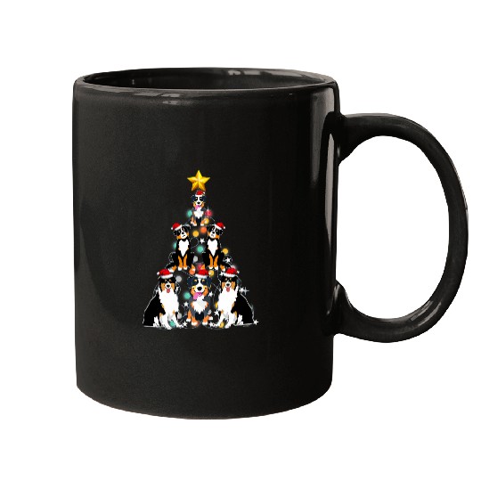 Discover Australian Shepherd Christmas Tree Lights Mugs