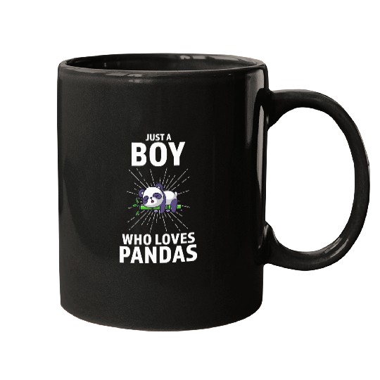 Panda Pet just a boy who loves to be a pandas animal Mugs