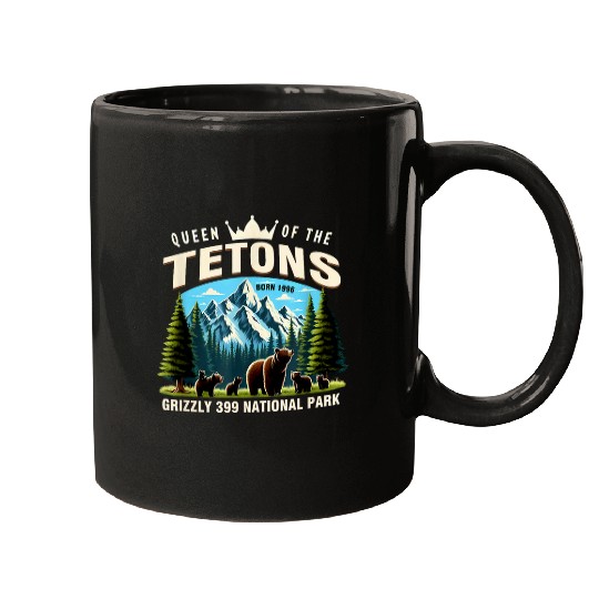 Bear Pet Queen Of The Tetons Grizzly 399 National Park Mugs