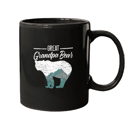 Bear Pet Great Grandpa Bear bests Grandfather Grandparents Day 2 Mugs