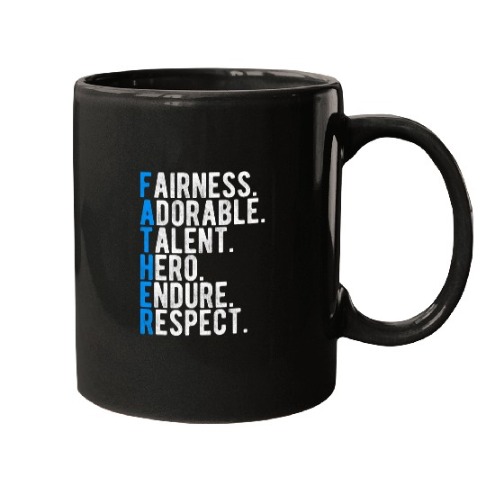 Fathers Day For Husband Son Daughter Wife Dad Police Mugs