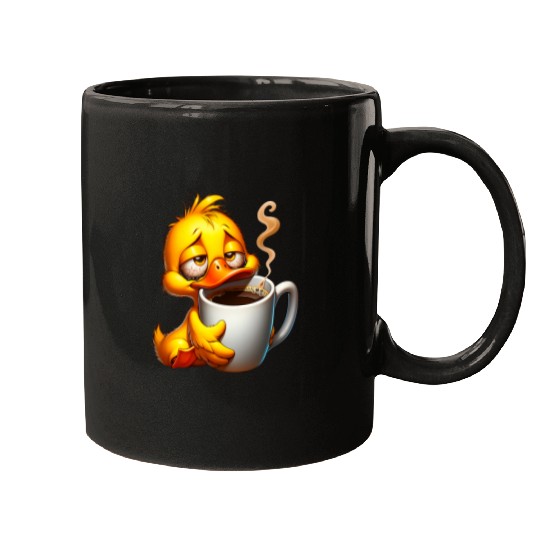 Duck Pet Ducklings Bath Duck Quacking 3 Mugs