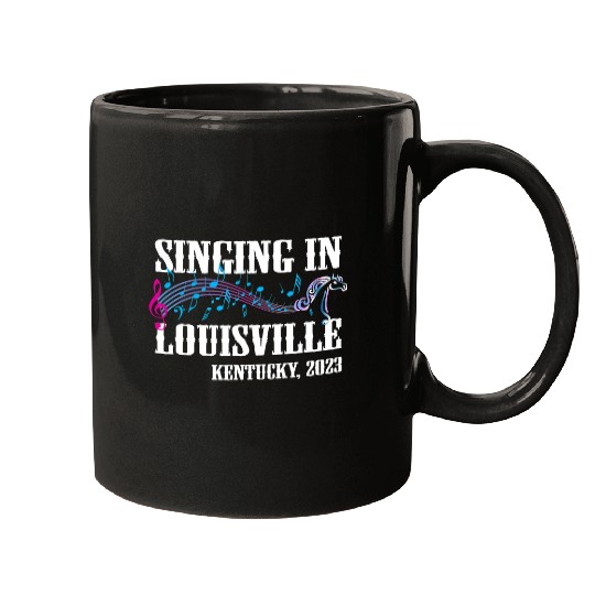 Hairdresser Job Singing in Louisville Kentucky Barbershop Music Lover Mugs