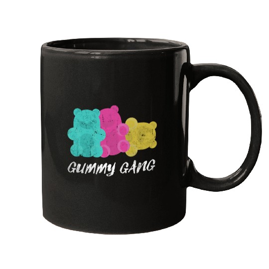 Bear Pet Boys Girls Distressed Gummy Bear Sweet Gummies Candy Lovers Mugs
