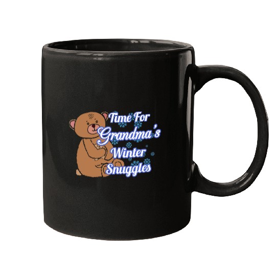 Bear Pet Grandma s Winter Snuggles Hugs Toy Bear Grandchildren Winter Mugs