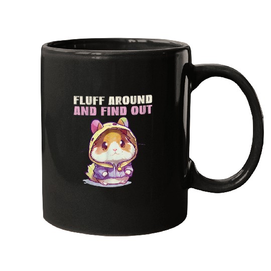 Hamster Pet Fluff Around And FindOut Cute Fed Up Hamster Mugs