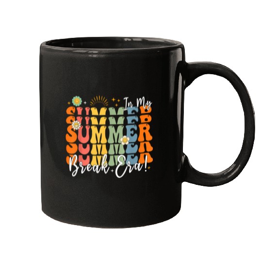 In My Summer Break Era End Of Year Teacher Groovy Mugs
