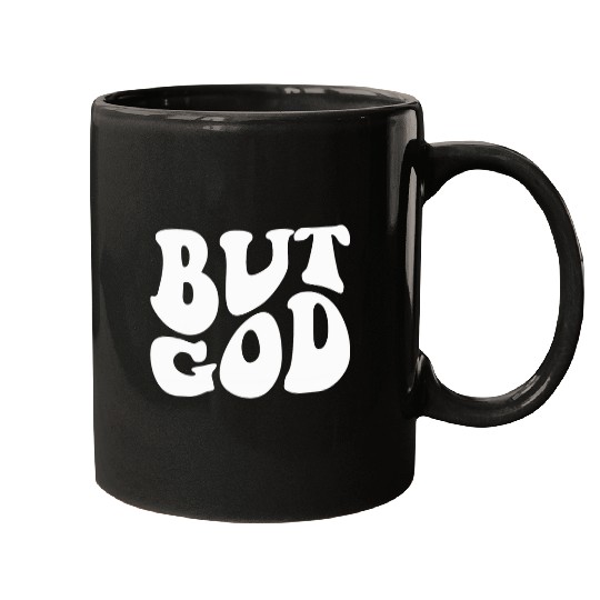 Lion Pet But God Religious Christian Jesus God Faith Cross Lion Mugs