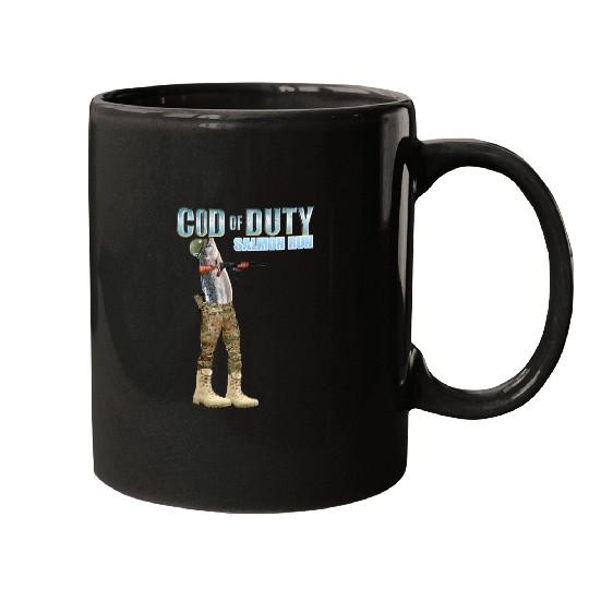 Cod Fish OD Salmon Run Mugs