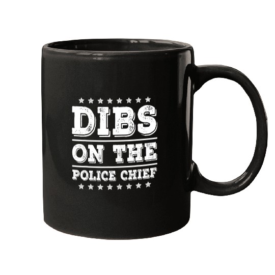 Dibs on Police Chief Funny Police Cop Wife Girlfriend Mugs