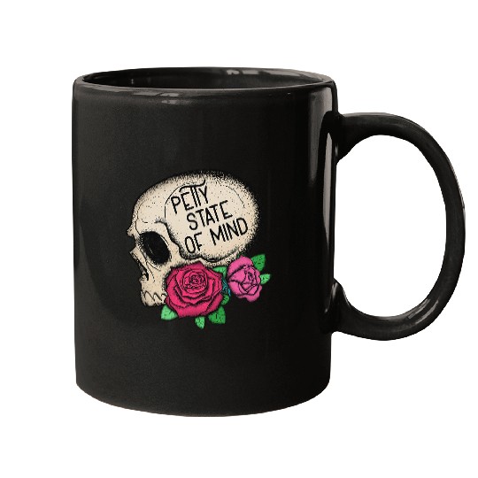 Cottagecore Rose Skull Fairy Grunge Tattoo Aesthetic Mugs