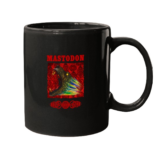 Lion Pet Mastodon Rainbow Lion Mugs
