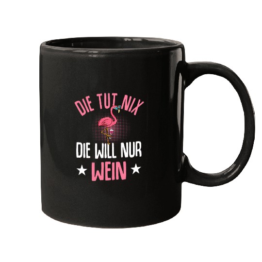 Wines Fun Girls Evening Soaking Flamingo Party Drink Mugs