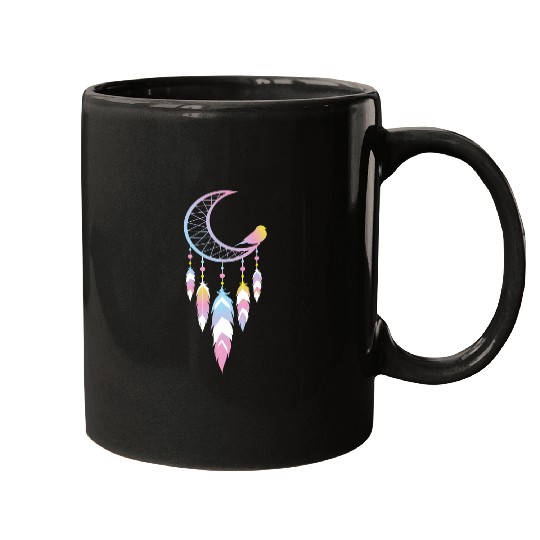 Dreamcatcher Moon Dream Catcher Dream Esoteric Spiritual Mugs