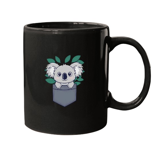 Koala Pet Adorable Koala in Pocket for Kids Boys Girls Women Mugs