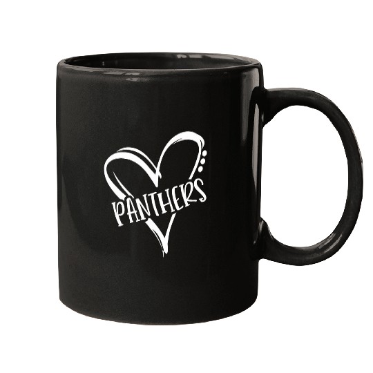 Retro pantherss Mascot Unisex School Spirit pantherss Sports Mugs