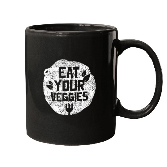 Eat Your Veggies Vegetables Garden Vegetarian Plants Mugs