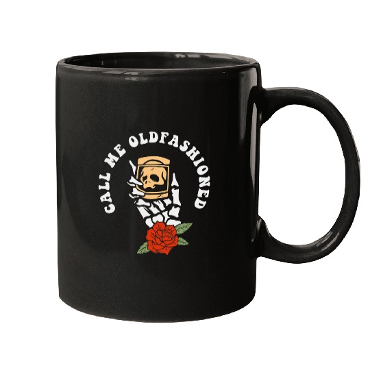 Wines Fun Call Me Old Fashioned vintages Whiskey Bourbon Mugs