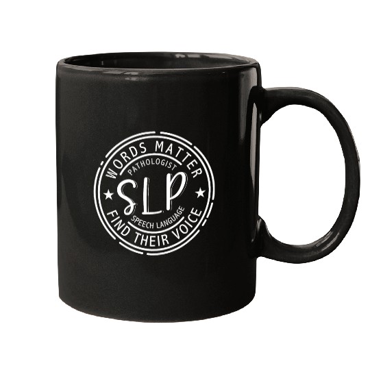 Speech Language Pathologist SLP Therapist Teacher Mugs