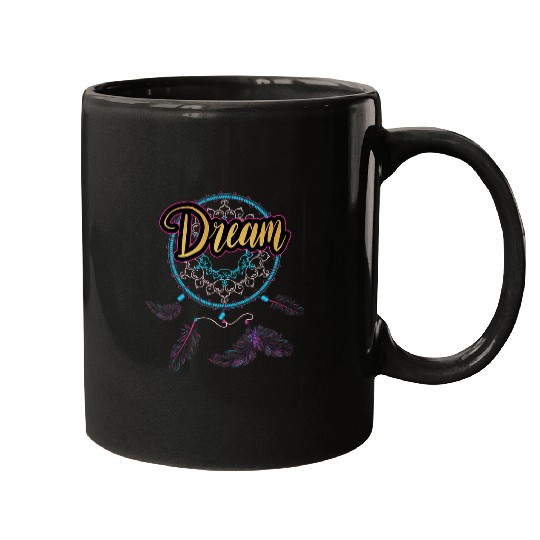Dream Catcher Dreamcatcher Native American Dream Boho Mugs