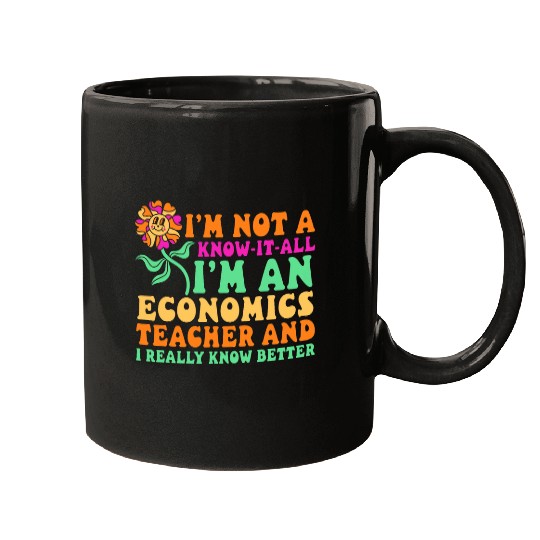 Economics Teacher 8 Mugs