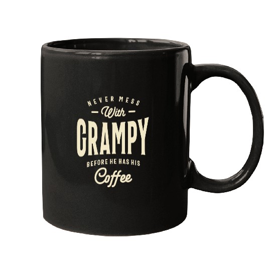 Coffee Fun Grampy s Coffee Time Warning Grandparents Day Mugs