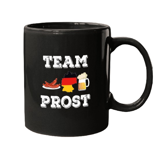 Beer Fun German Oktoberfest Team Prost Bratwurst Beer Germany Mugs