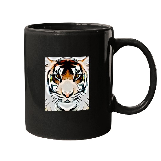 Cute White Tiger Mugs
