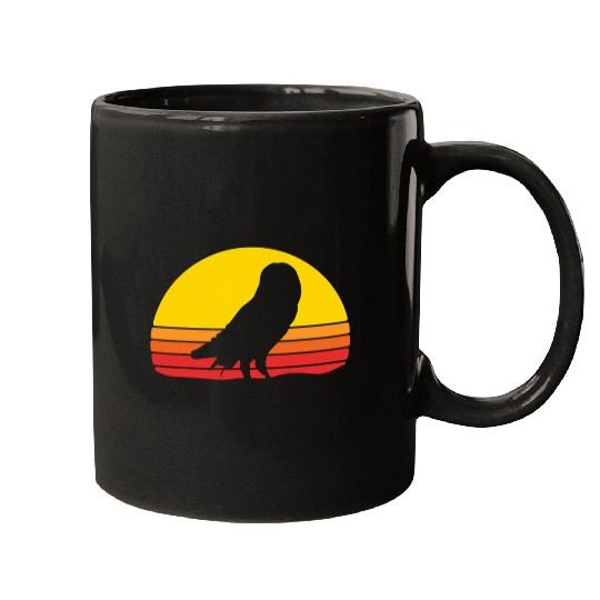 Owl Pet Retro Birds Of Prey Bird Watching Ornithologist Mugs